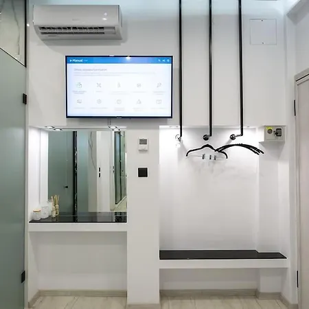 Center Marble 40sqm Gas Heating 2smarttv Optical Fiber - Secured24h Private Entrance Appartamento Salonicco